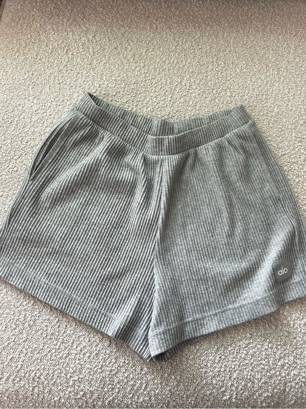 ALO Yoga ribbed sweat shorts